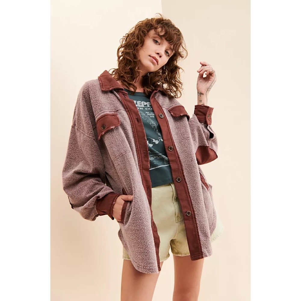 Free People Ruby Oversized Shirt Jacket